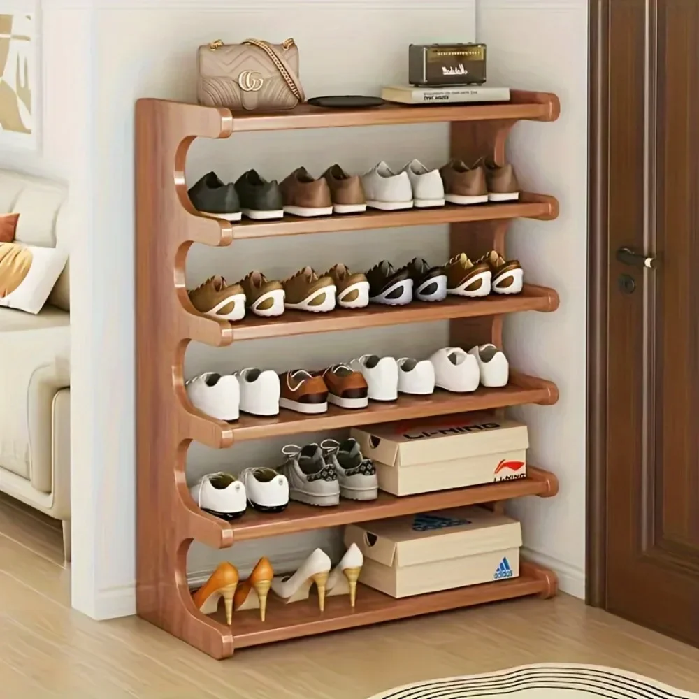 Wooden Shoe Storage Rack Organizer