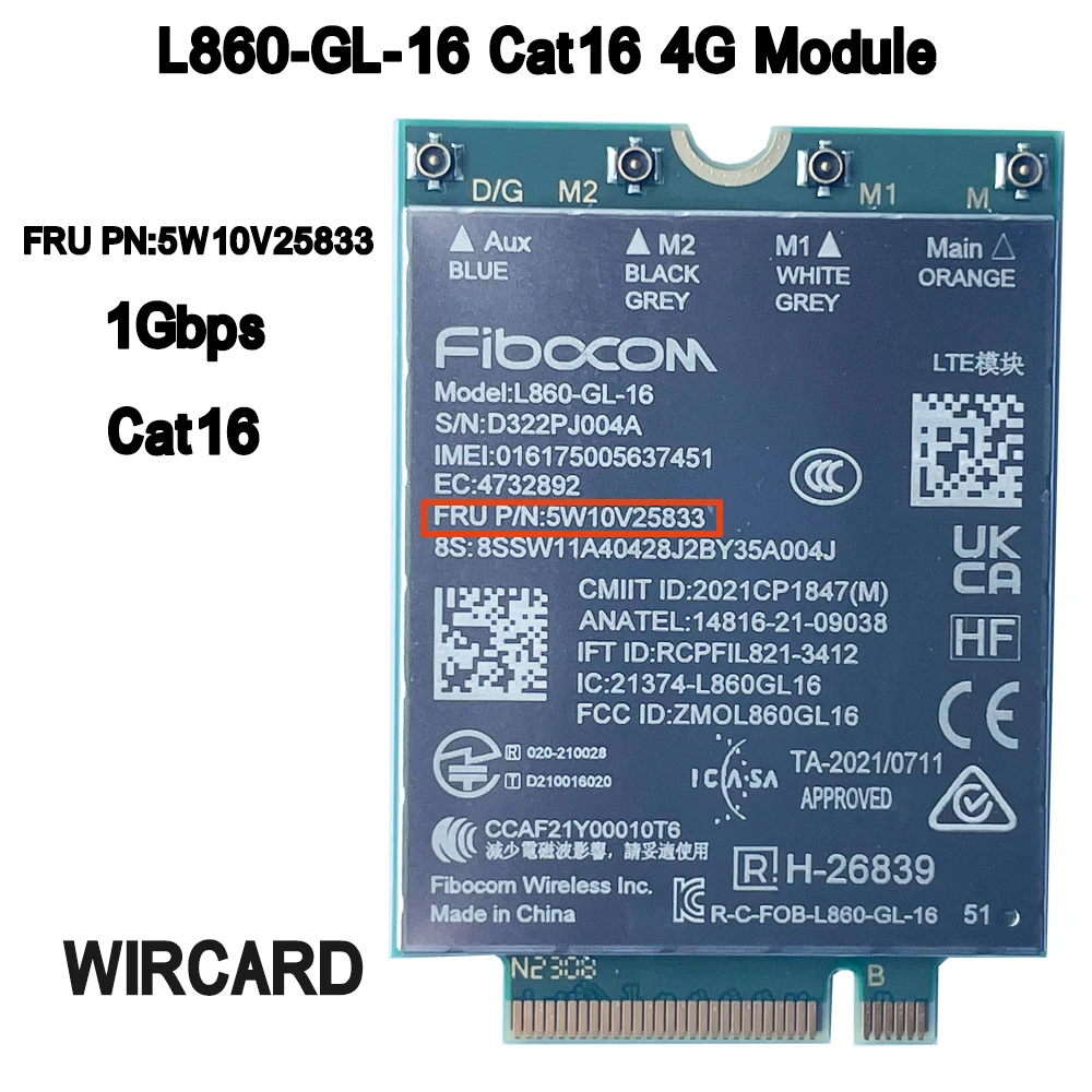 L860-GL-16-XMM-7560R-4G-LTE-Module-FRU-5W10V25833-For-Thinkpad-L13-Gen3 ...