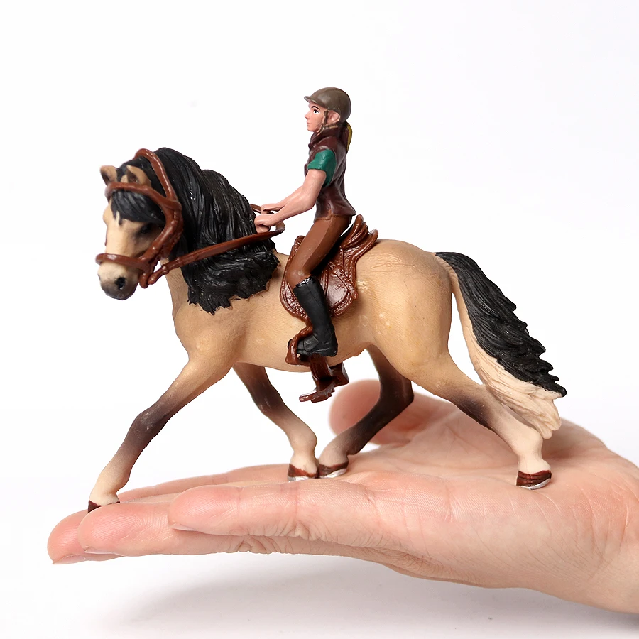 Horse Playset Animal Figurines - Equestrian Adventure Toy Set
