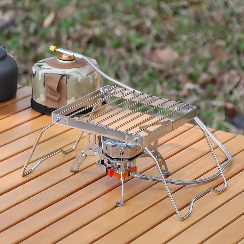 Cocina De Gas Portatil Butane Grill Stove, Portable Camping