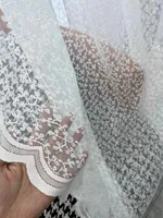 1PC Warp Knitted Starry Sky Modern Minimalist Window Screen Princess Curtain Princess Lace Screen 1