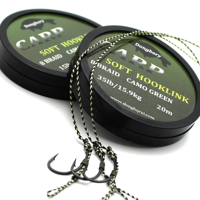 Braided Lead Core Carp Leader Line Camo Mainline Leadcore Fishing Line