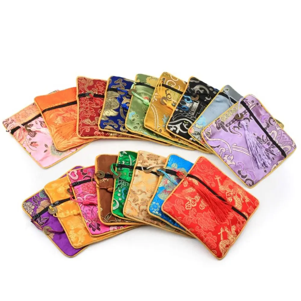 Korean Mini Square Canvas Coin Purse wtth Tassel Lipstick Makeup Bag Large Capacity Storage Bag Jewelry Packing cosmetic bag,coin purse,coin wallet,plush coin purse,change bag