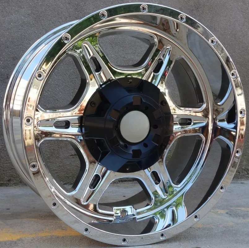 

Chrome 17 Inch 17x9.0 6x139.7 ET -12 Off-Road Wheel Hub Alloy Rims