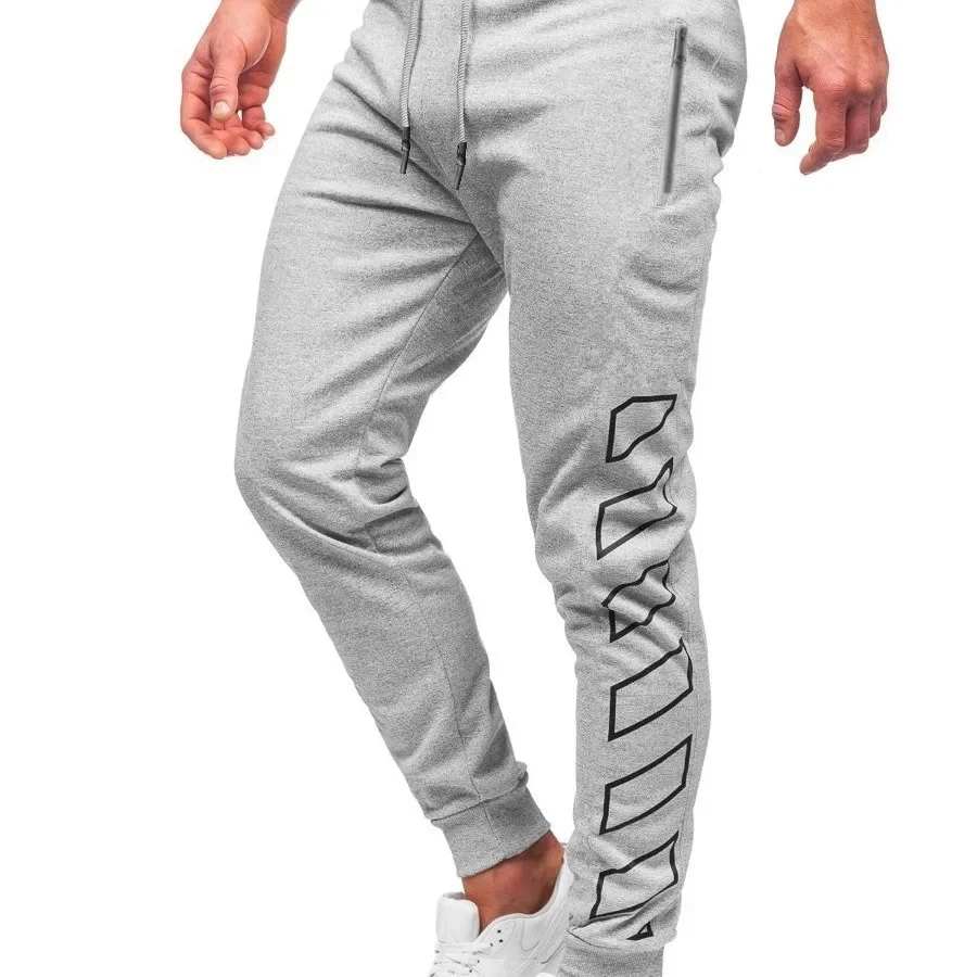 Spring Autumn Trendy Men's Casual Sports Long Pants Night Running Fitness Slimming AE Stock Origin China Skateboard Sport T