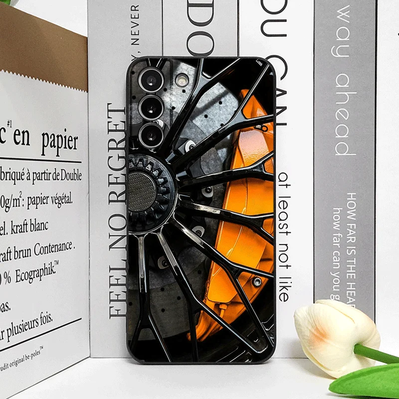 Cool Super Car Wheel Pattern Phone Case - Stylish Soft Cover s