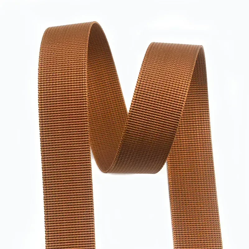 Durable Nylon Webbing Strap for Sewing and DIY Accessories, 5 Meters, 20-50mm Width
