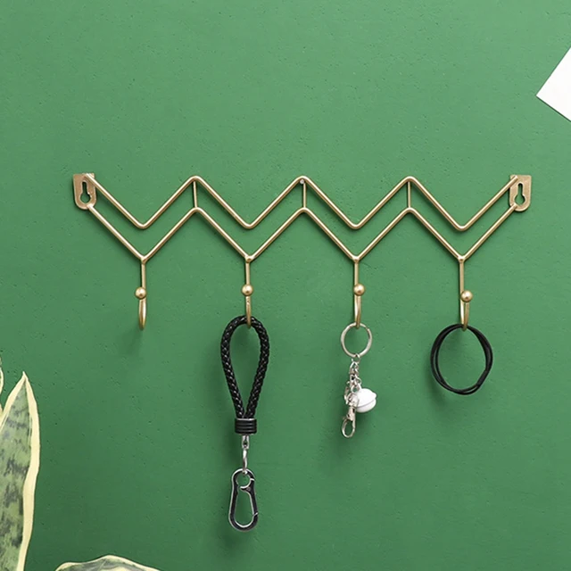 북유럽 스타일의 우아한 웨이브 벽걸이 후크: 실용성과 미학의 조화