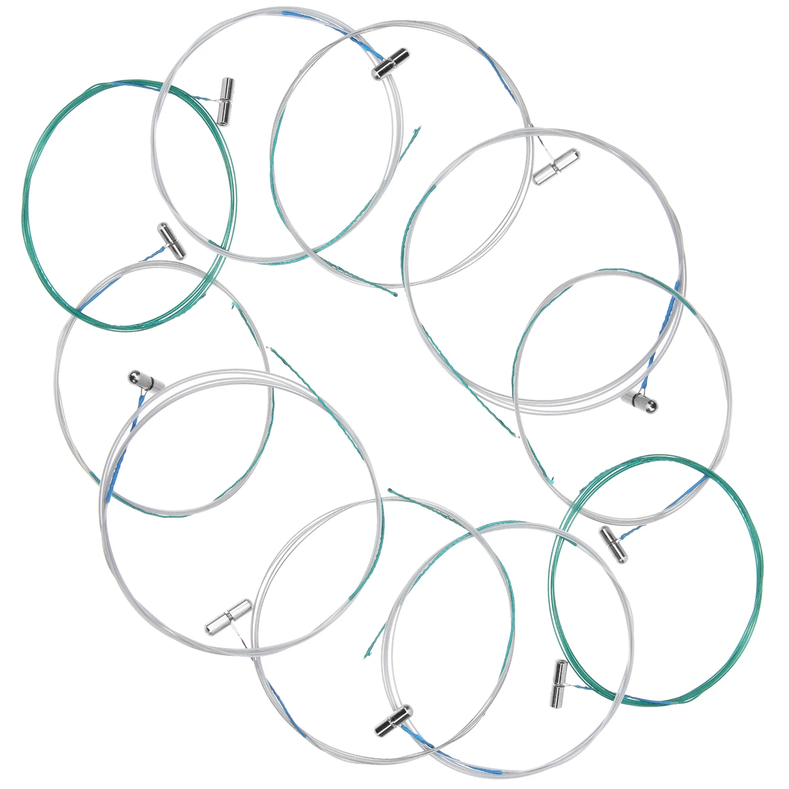 Guzheng Strings 10 Pcs Guzheng Strings Instrument Accessories Repair Part Multifunction Musical Replacing Metal Parts Stringed