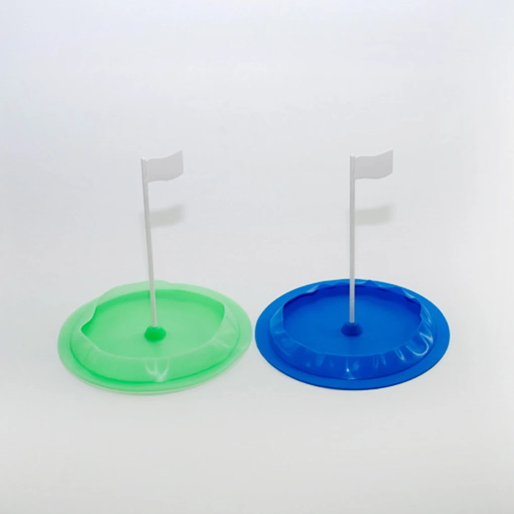 

Plastic Golf Putting Trainer Removable Putt Cup Training Aid with Flag