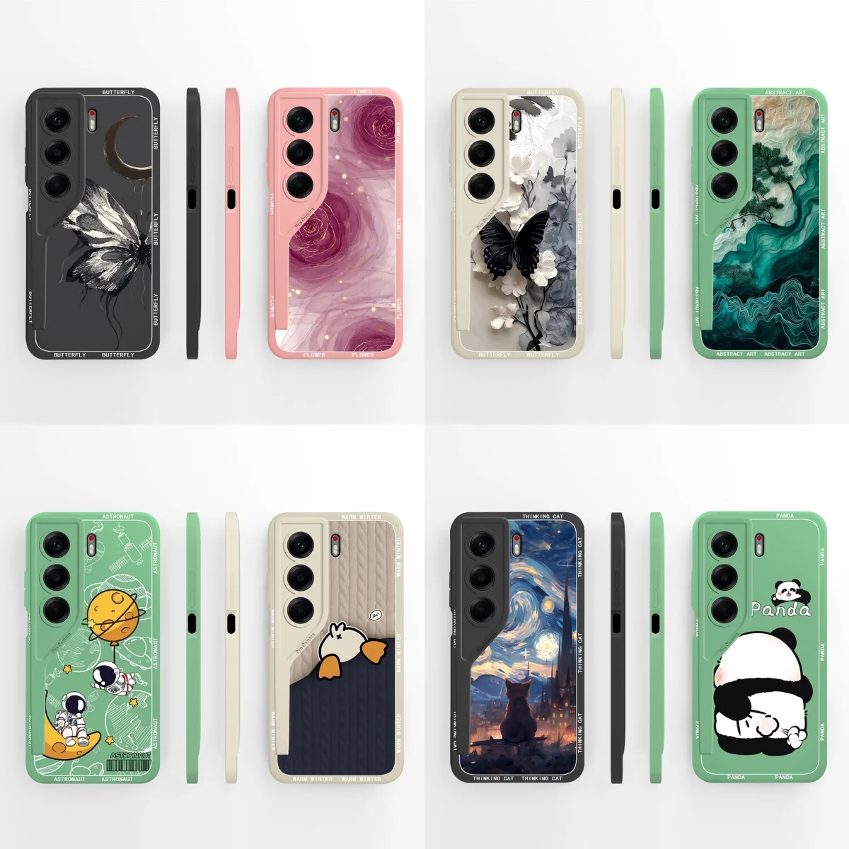 Trendy Creative Soft High-Quality Liquid Silicone Phone Case - Durable Bumper Back Cover