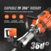 VEVOR Demolition Jack Hammer, 2200W Electric Jackhammer Heavy Duty, 1350 BPM Concrete Breaker, 2pcs Chisels Bit Chipping 6