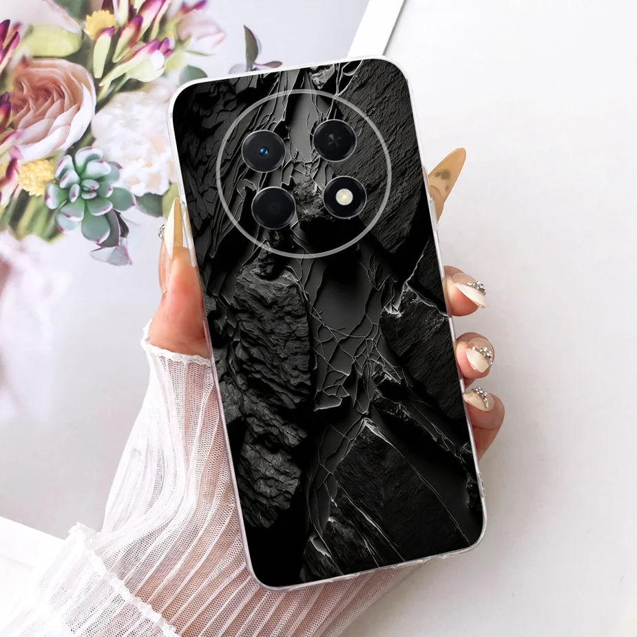 Cute Cat & Peacock Painted Soft Silicone Case - Enhanced Protective Cover