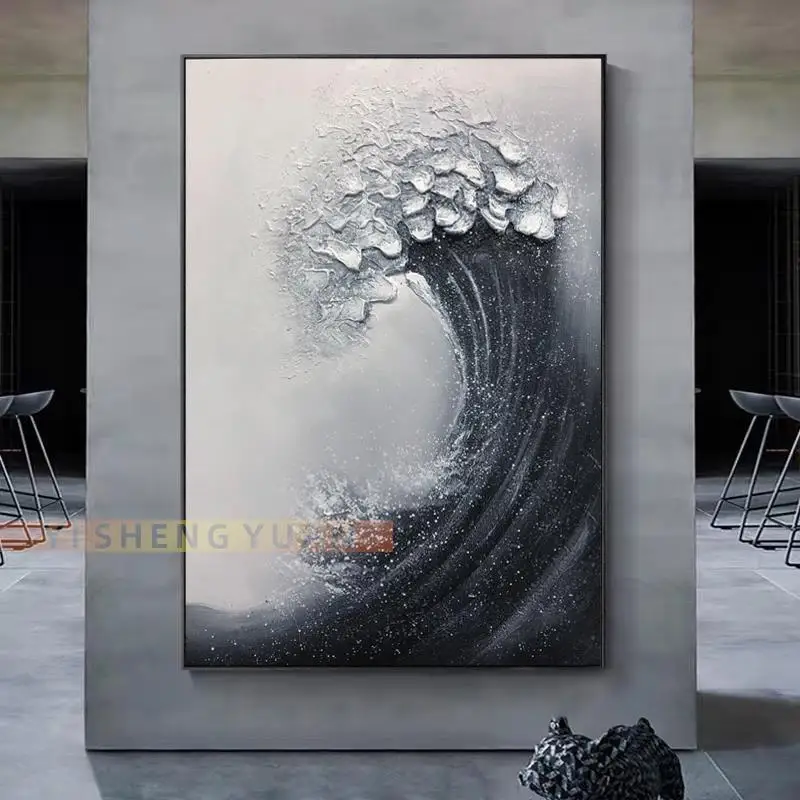 

Художественная объемная масляная краска ручной работы, Настенный декор, абстрактная масляная краска, холст без рамы, Лидер продаж 2022