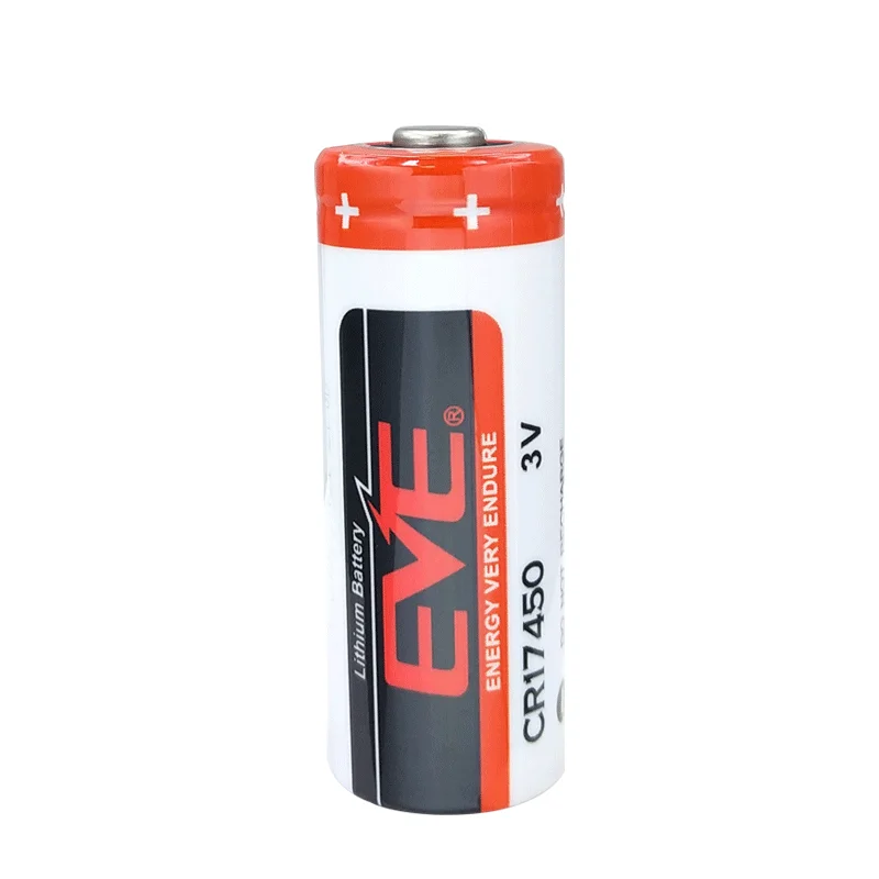 Original CR17450 3V primary lithium battery for smart water meter smoke sensor GPS locator PLC industrial control servo lithium battery