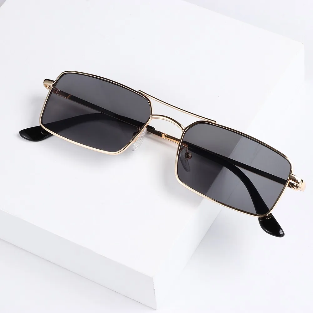 Retro Chic Unisex Polygon Sunglasses with Colorful UV400 Protection