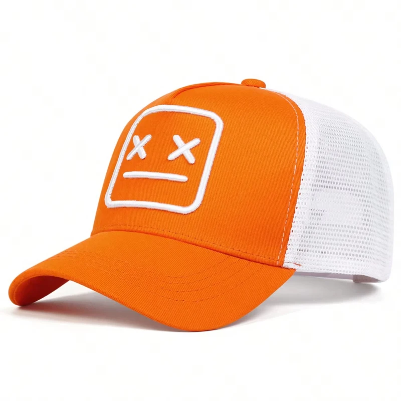 Unisex XX Embroidery Baseball Net Caps Adjustable Casual Hats Spring And Summer Outdoor Sunscreen Hat_voghion.com