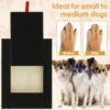 Dog Nail File Board with Built-in Snack Box Wooden Sandpaper Puppy Nail Grinding Pad Dog Paws Scratchboard for Small Medium Dogs 4
