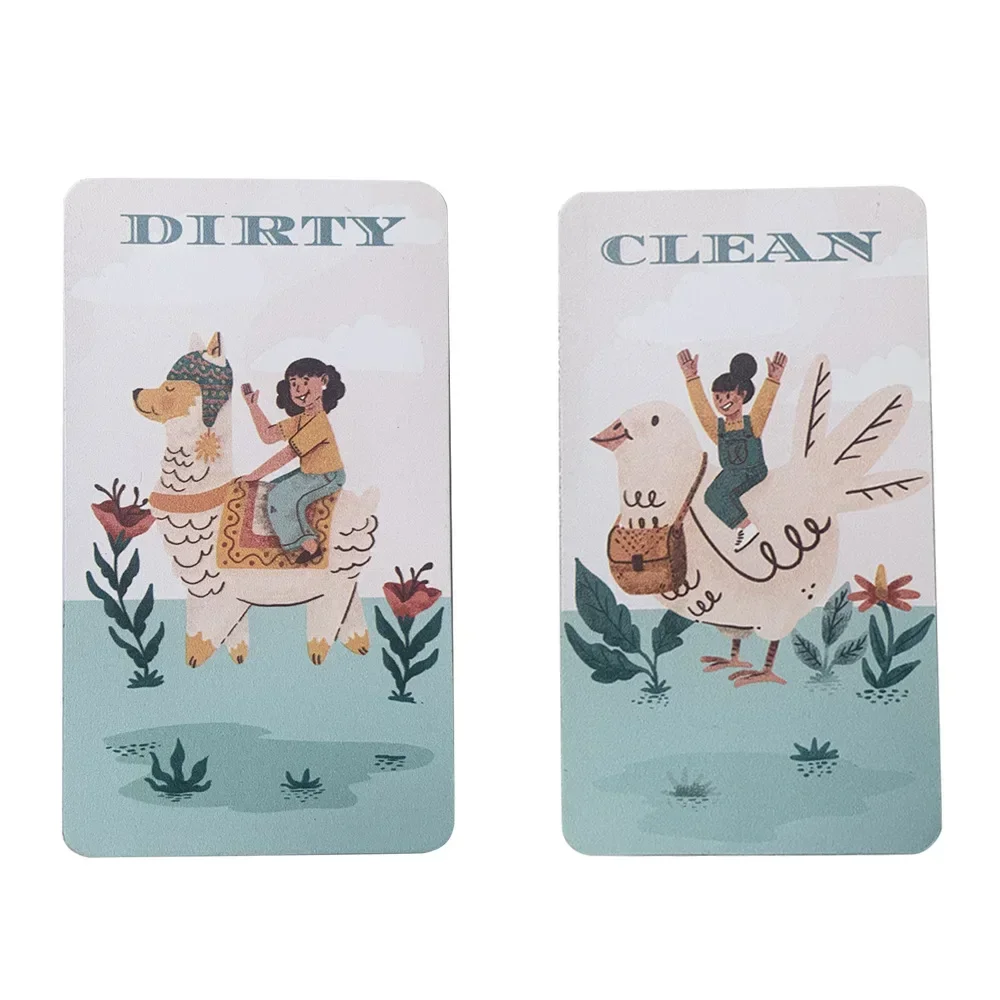 Dishwasher Magnet Clean Dirty Sign Stickers