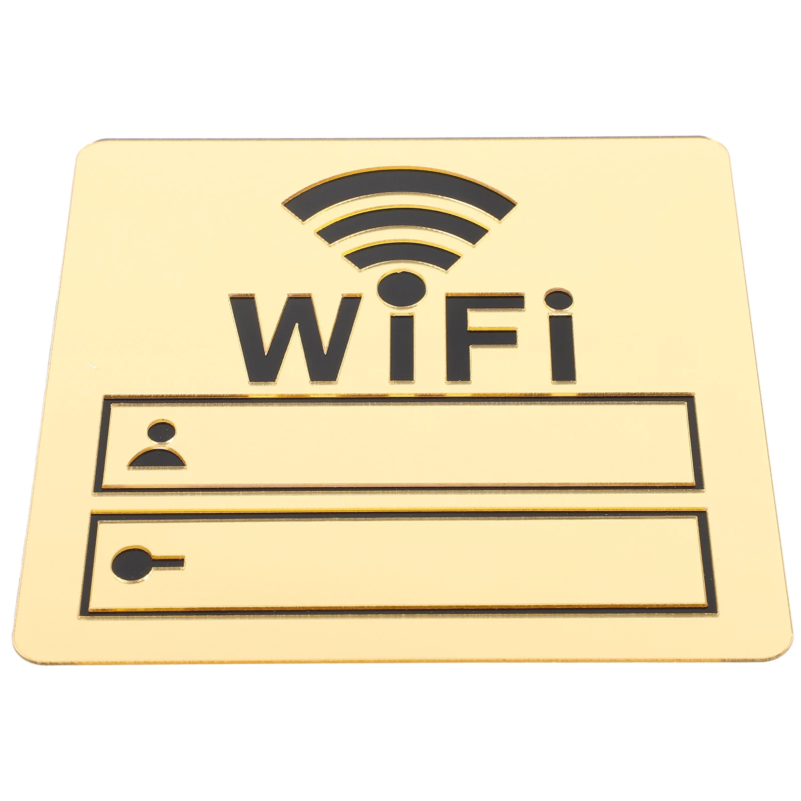 

Wifi Sign Password for Hotel Coverage Wireless Network Table Acrylic Desk Office