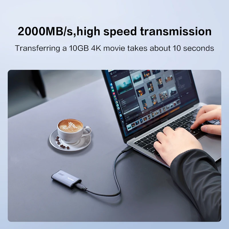 ADATA Portable Hard Drive HD SE880 USB Type-C External Hard