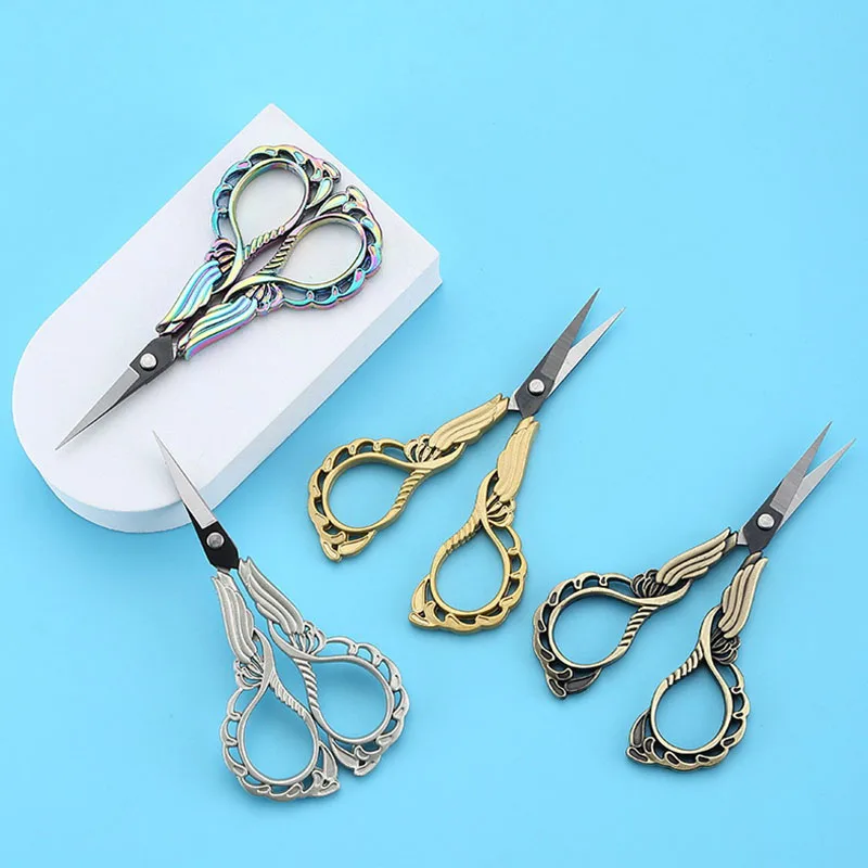 Black Blade Vintage Craft Orchid Scissors Super Sharp - Temu