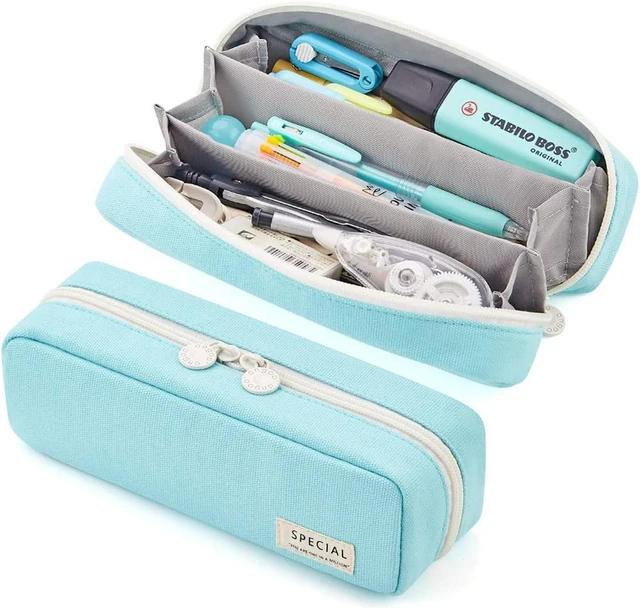 Pen Bag Pencil Case Pencil Box High capacity Teenager Girls\\\\\\\' Pencil  Case Stylish Organizer with Multiple Compartments - AliExpress