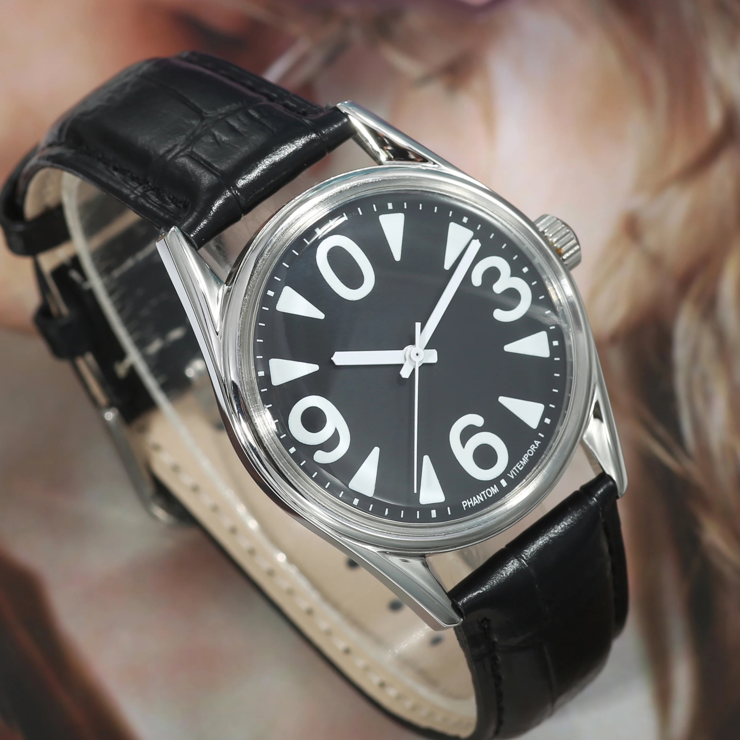 38mm Manual Winding Mechanical Watch 7120 Men's Watch Waterproof Chinese Men's