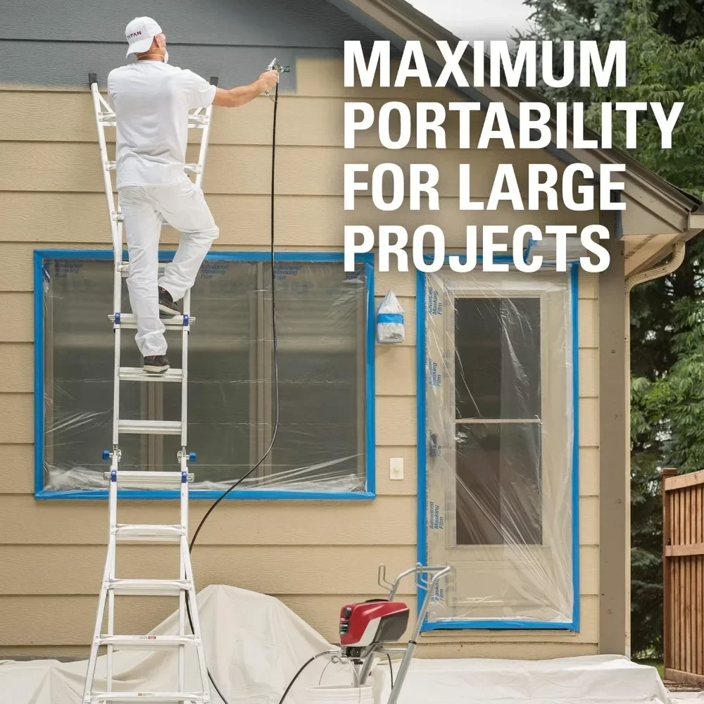 High Efficiency Airless Paint Sprayer, HEA technology decreases overspray
