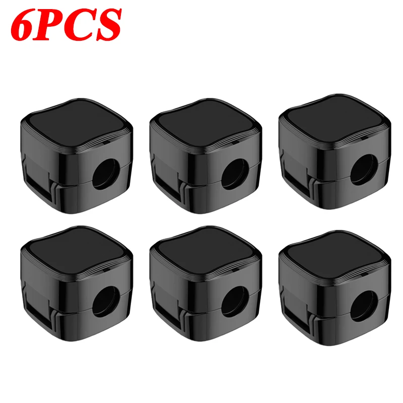 6PCS Black