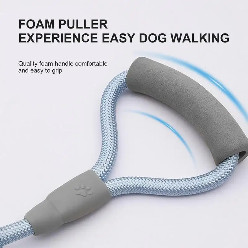 Dog Traction Rope 360 Degree Rotatable Double-Headed Dog Walking 2 Traction Ropes Durable With Comfortable Handle