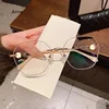 Metal Trimmed Frameless Reading Glasses Women's Anti Blue Light Exquisite and Elegant Presbyopia Glasses +1.0 To + 4.0 gafas 2