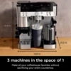 Fast cold brew espresso drip coffee maker with integrated grinder,tamper,hands-free frother for cappuccino and latte 6