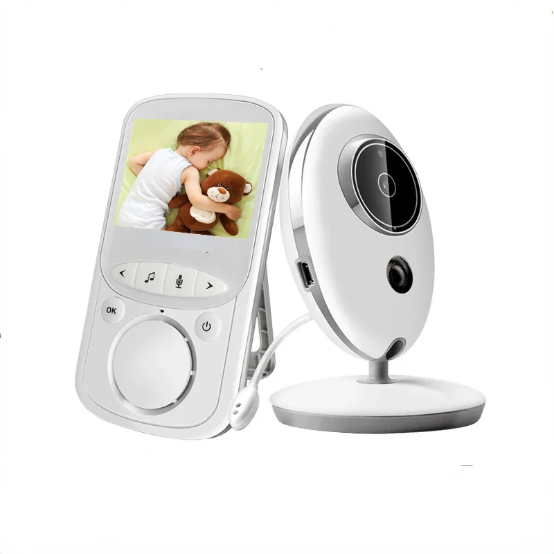 2.4 inch LCD display Wireless Audio Video Baby Monitor Portable Baby Camera Walkie Talkie Babysitter Radio Nanny Music Intercom