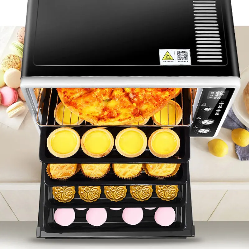 Baking Electric Oven Multi-function Automatic Oven 50L Large Capacity Horno Electrico Household Appliances For Kitchen