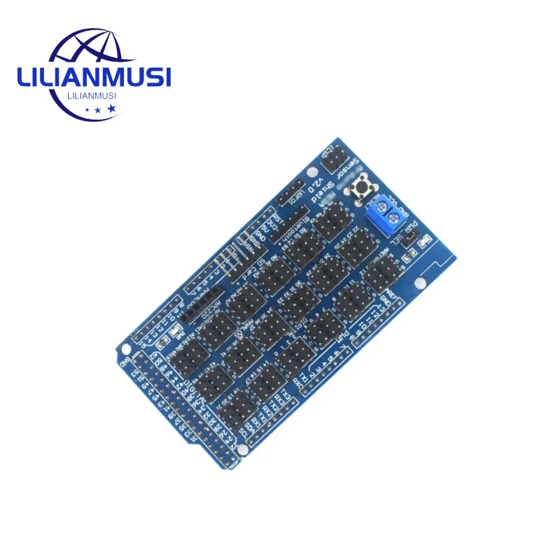 Per Arduino Mega Sensor Shield V1.0 V2.0 Scheda Di Sviluppo Di Espansione Dedicata Mega 2560 Sup Iic Bluetooth Sd Parti Di Robot Fai Da Te