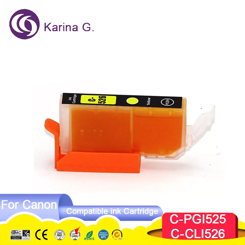 Compatible for PGI525 CLI526 PGI-525 PGI 525 ink cartridge for PIXMA MG6150 MG