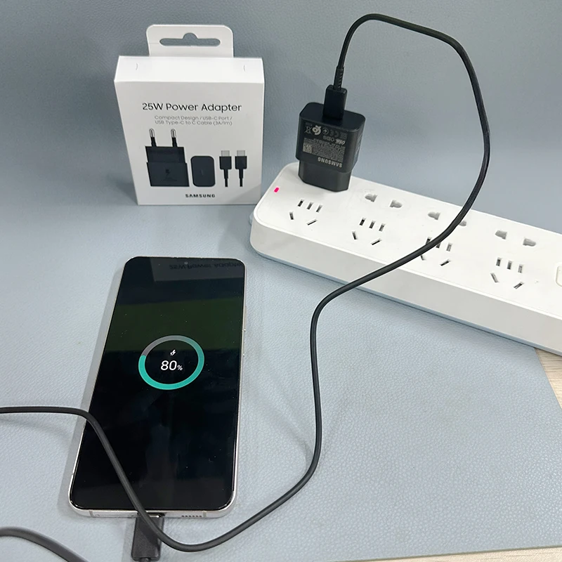 Original Samsung 25W 15W Super Fast Charger Power Adapter Type C Galaxy A26 A16 A06 A52s A15 A14 A24 A34 A13 A73 A33 A32 A42
