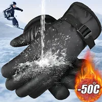 Outdoor Ski Gloves Waterproof Gloves with Touchscreen Function Thermal Snowboard Gloves Warm Motorcycle Snow Glove Men Women 1