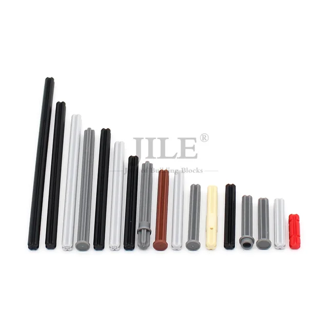 181pcs MOC Technology Set Technical Parts Pin Beam Axle Connector Panel Gear Building Block Bricks High-Tech Car Motorcycle Toys - Image 4