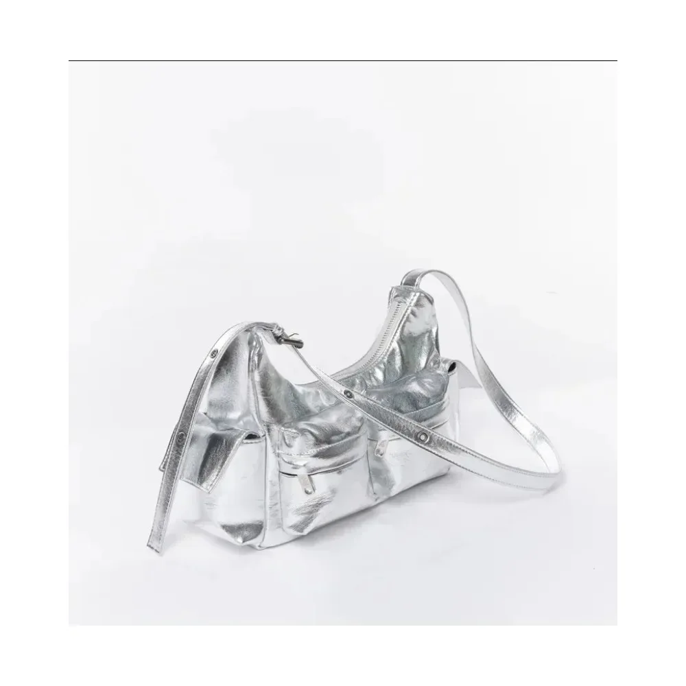 【韓国発】SAMO ONDOH★Pocket MugBag M Nappa Silver pocket mug bag M nappa silver