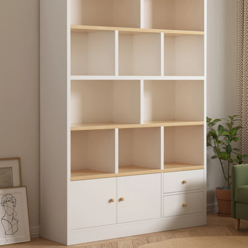 

Bookcase, floor to floor storage rack, living room, integrated wall to wall, multi-layer simple storage cabinet