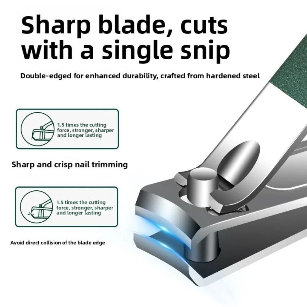 6PCS Multifunctional Nail Clipper Set with Ear Brush Portable Manicure Beauty Tools with Case