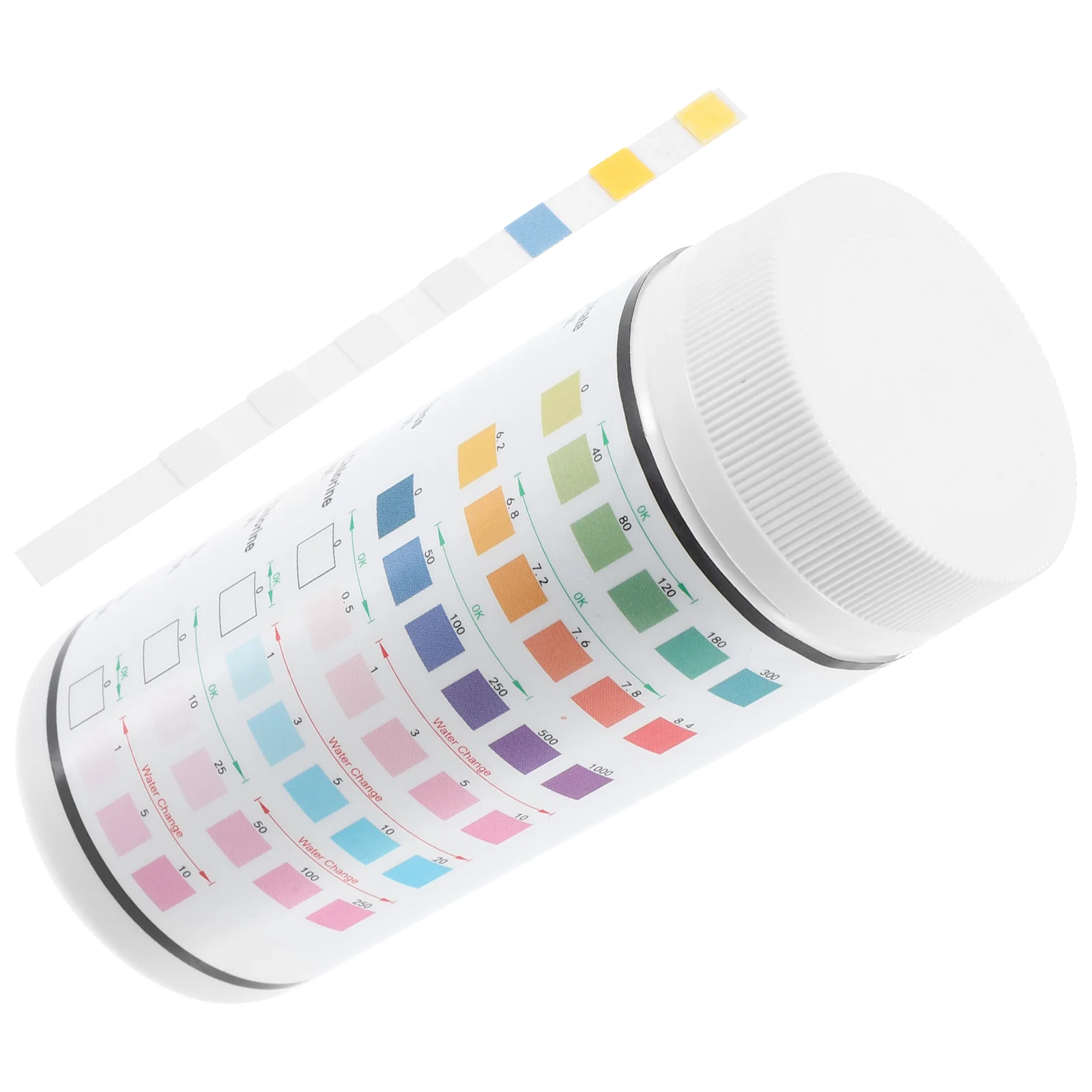 Water Quality Testing Reagents Fish Bowl Aquarium Kit Tank Plastic Testers Strips Tool for