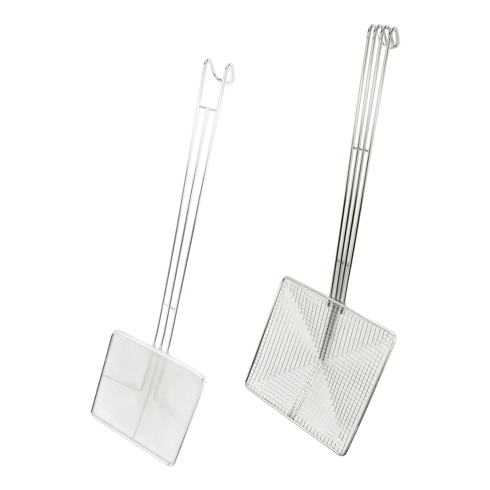 304 Stainless Steel Cooking Skimmer Spoon Multifuntional Hook Design Dishwasher Safe Strainer Skimmer Ladle for Frying