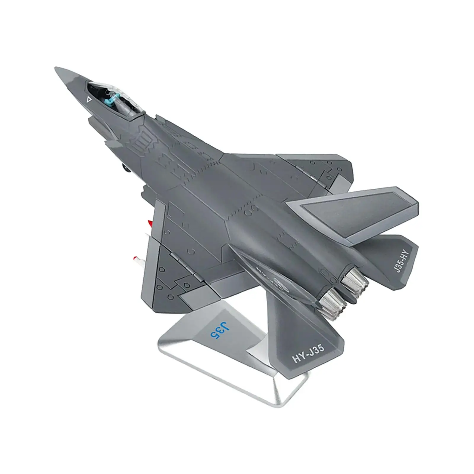 

1:100 J35 Airplane Aircraft Model, Kids Adults Toy, Diecast Plane with Stand Fighter Model for Home, Office, Bedroom