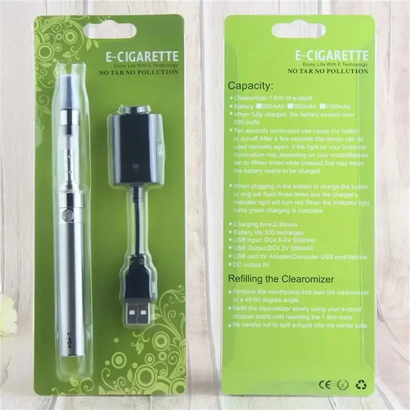 Vape Pen Ego 650mah 900mah 1100mah Ego Battery Electronic Cigarettes Starter Kit with 1.6ml CE4 Atomizer Smoke Vaporizer Vapor atomizer tank