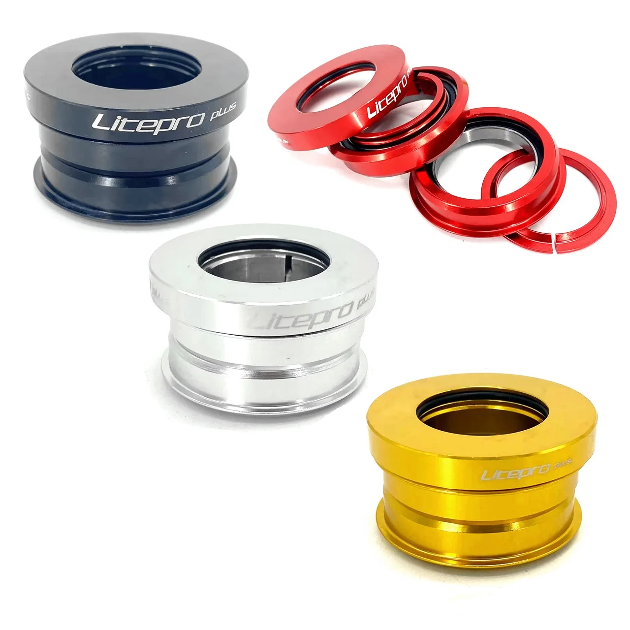 Litepro 44mm Stem Bearing Headset 1-1/8