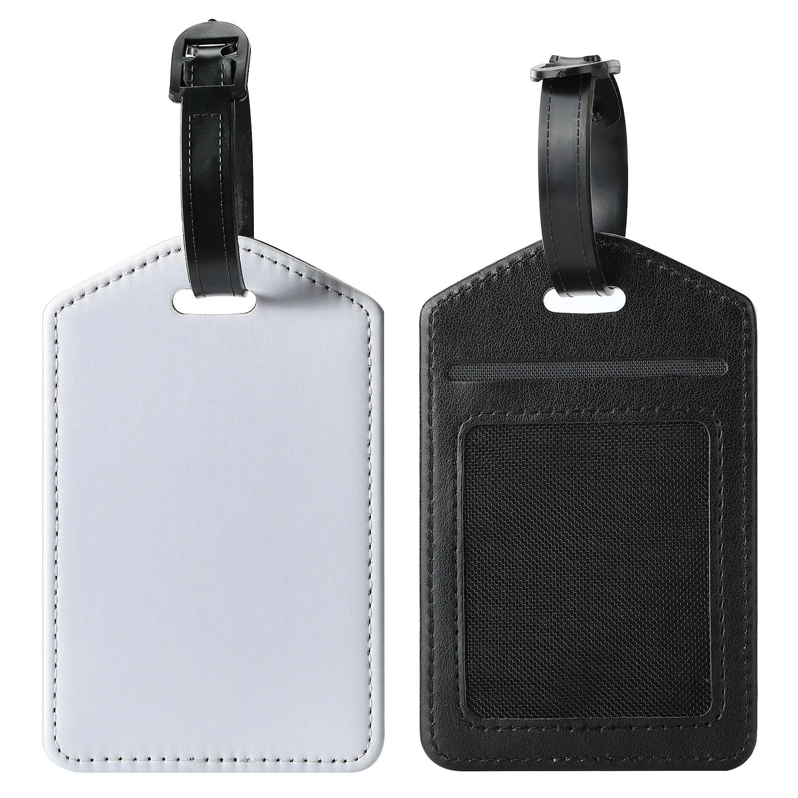 

10pcs/lot sublimation blank baggage tags work card thermal transfer luggage check sublimated products