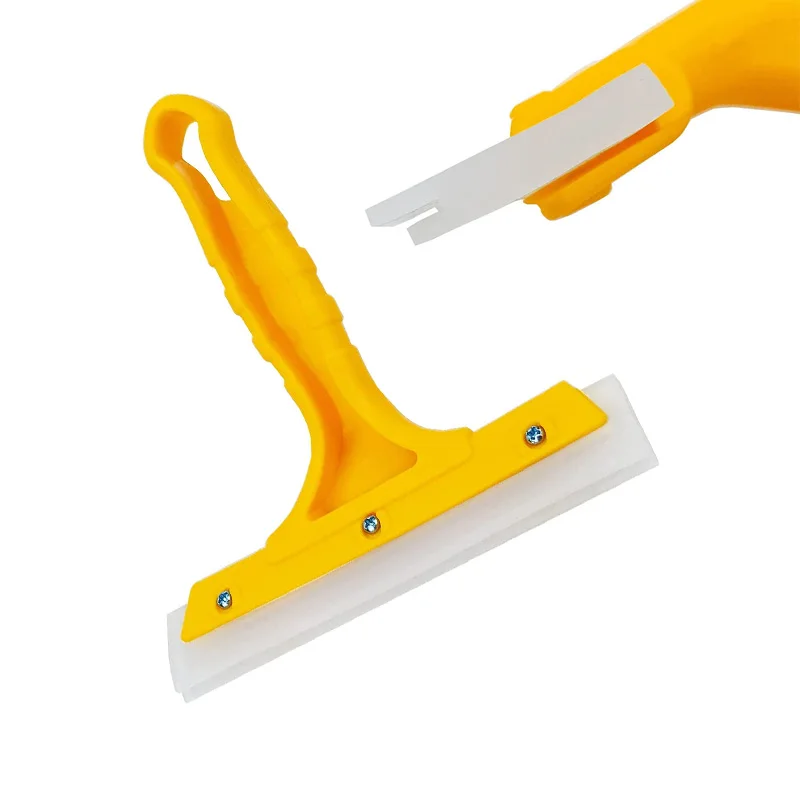 Car Water Wiper Scraper Rubber Squeegee for Car Windshield Window Glass Mirror Cleaning Water Dual Blade Vehicle Accessories